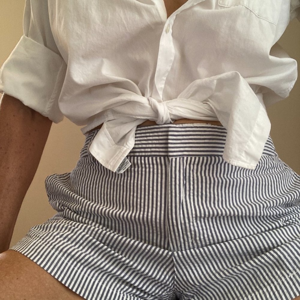 Cynthia Rowley Shorts Size 12 Blue & White